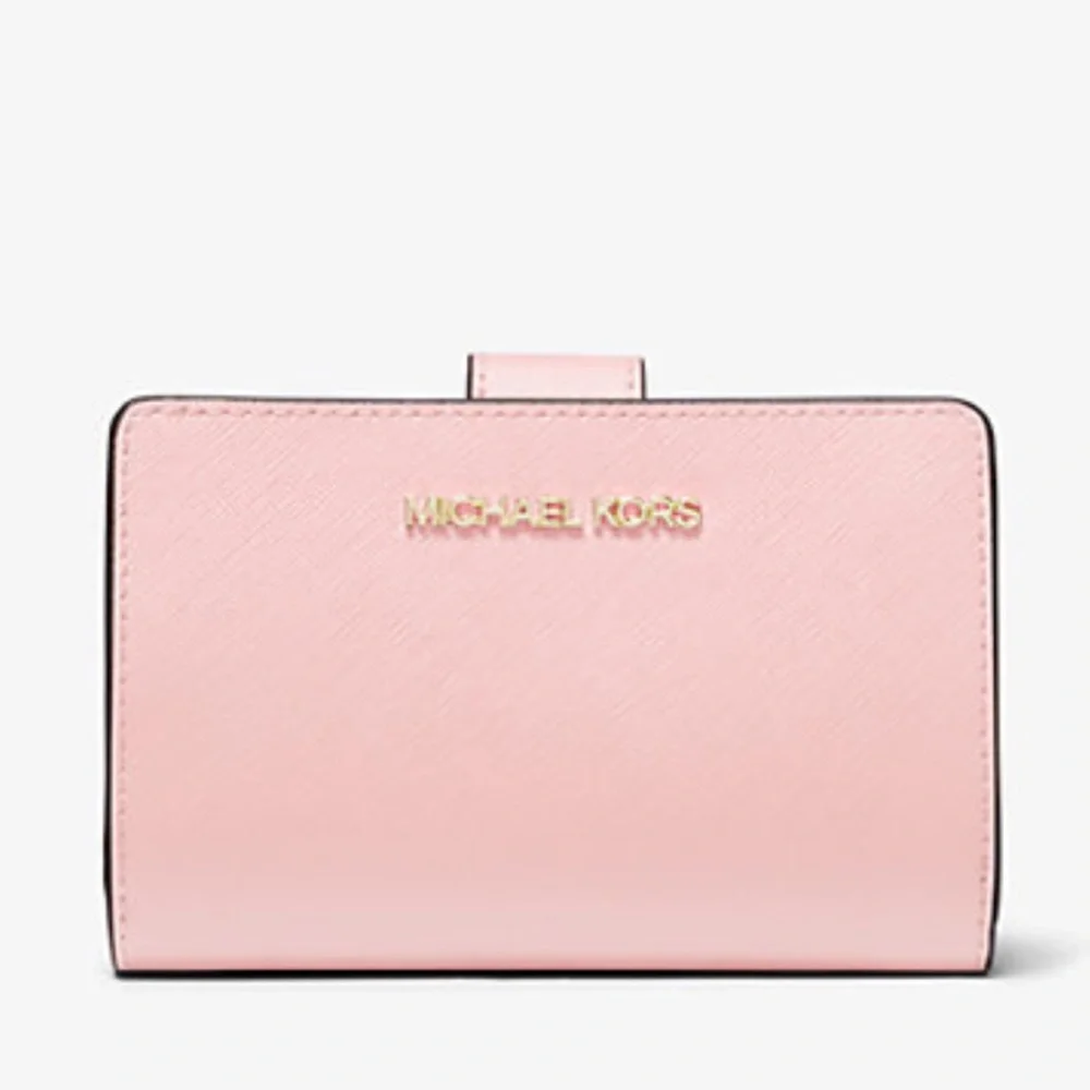 Michael Kors Medium Saffiano Leather Wallet
Powder Blush
NWT 
L - Picture 2 of 16